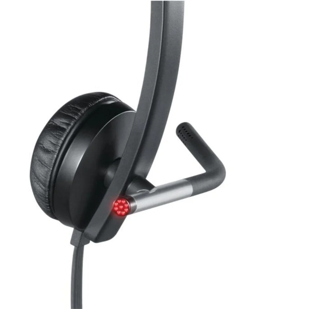 Imagem 3 de 3 do produto Headset Logitech H650E, Mono, USB, VC - 981-000513