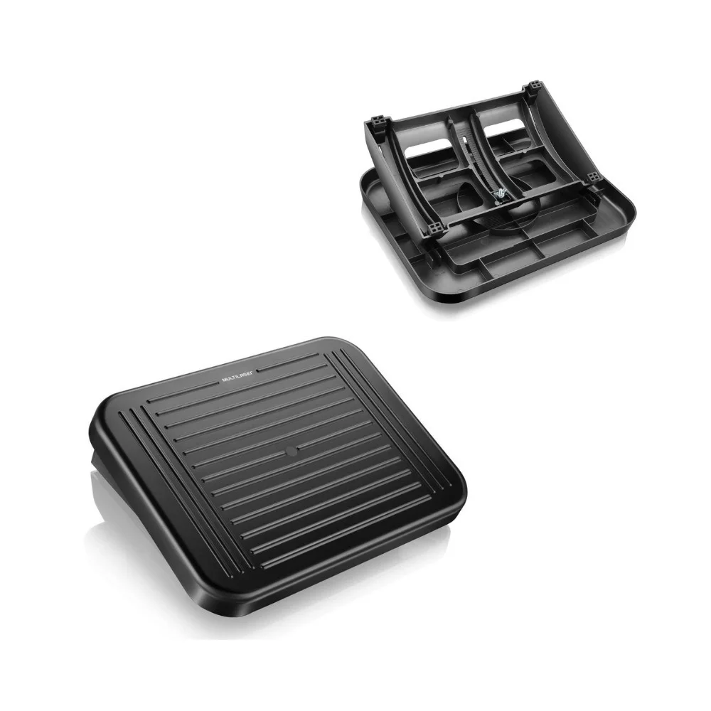 Imagem 2 de 5 do produto Apoio De Pés Ergonômico Multi, Ajustável, Texturizado, Até 50kg - Ac279