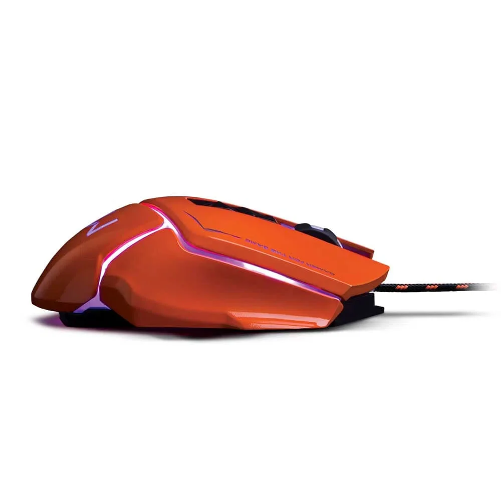Imagem 4 de 5 do produto Mouse Gamer Multi Warrior, LED, 3200 DPI, 7 Botões, Laranja - MO263