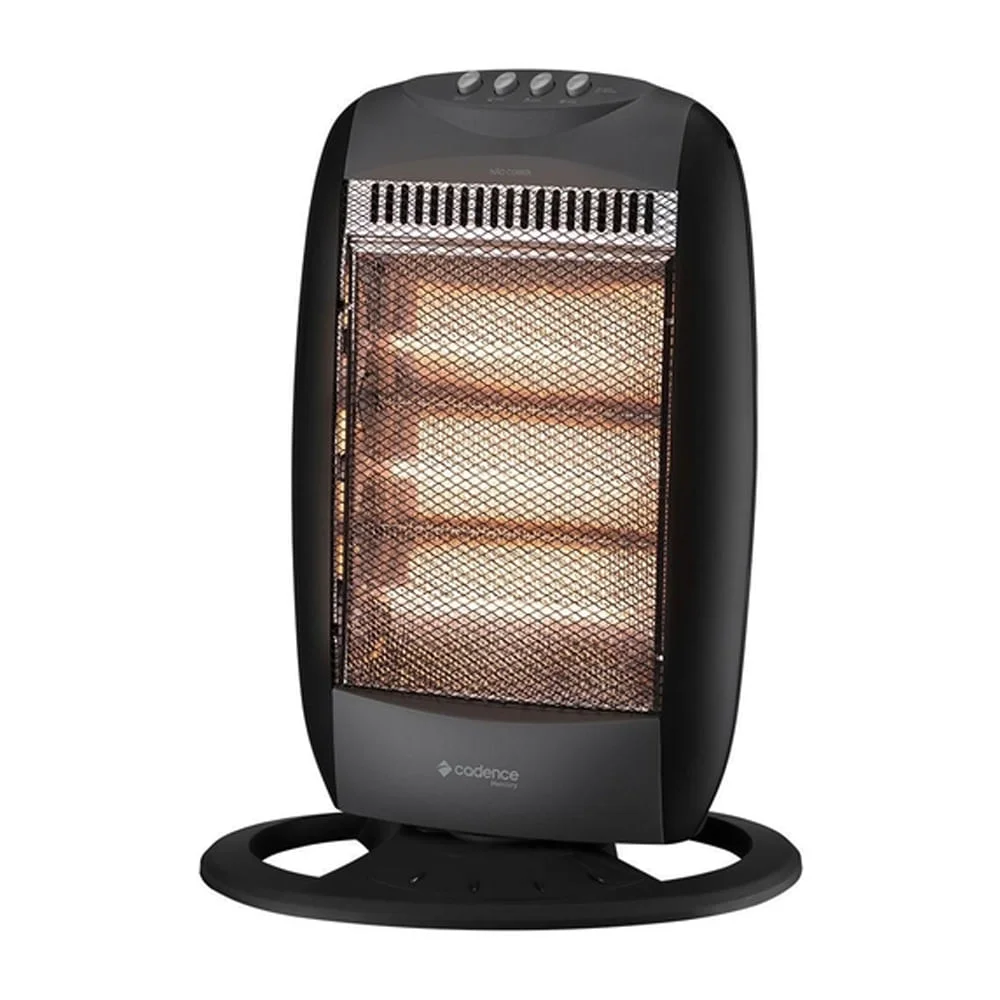 Aquecedor Cadence Halógeno Mercury Preto 220v