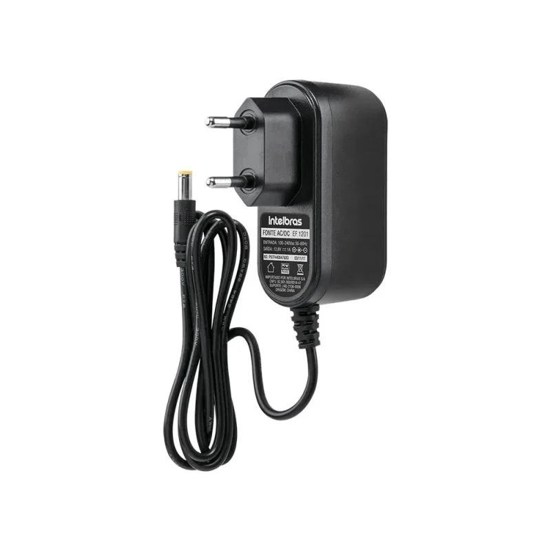 Imagem 2 de 2 do produto Fonte De Alimentação 12v 1ah, Bivolt, Ef 1201 - Intelbras