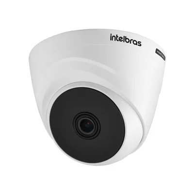 Câmera de Segurança Intelbras Dome Ir - Vhl 1120 D, HD 720p, Colorida, Proteção Antissurto, anti-UV, Branco