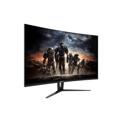 Design com 1800R de curvatura, tempo de resposta de 1ms e 144hz. O monitor gamer GMX27C144 da Gamemax oferece um campo de visão amplo, imagens vívidas