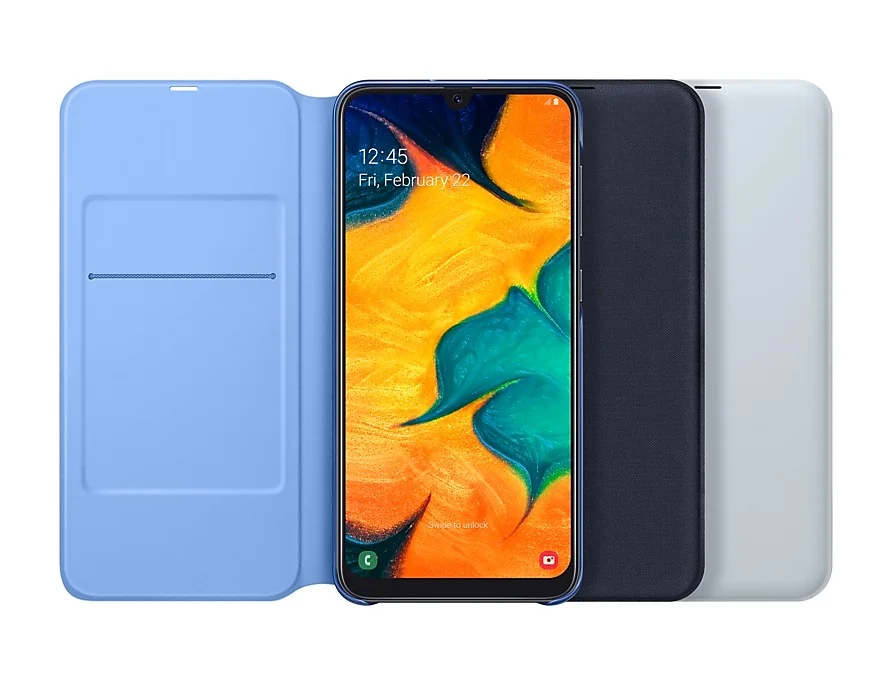 Imagem 4 de 4 do produto Capa Protetora Flip Wallet Branca Galaxy A30