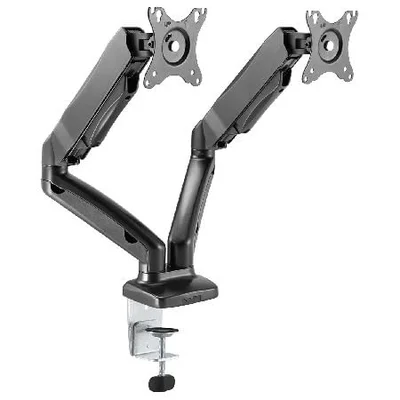 Suporte A Gas Para 2 Monitores 13 A 27 Vesa 100x100 Sm-341b