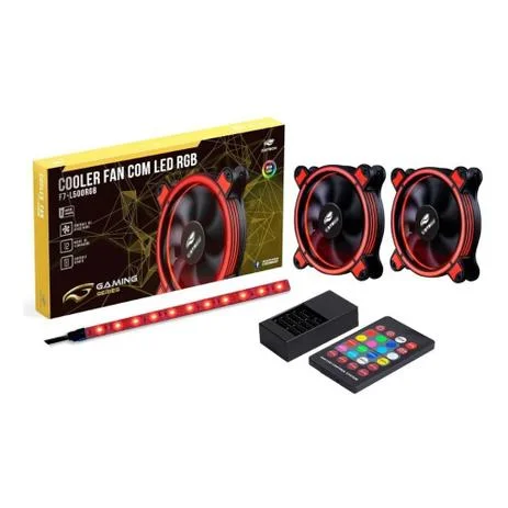 Imagem 4 de 5 do produto Cooler FAN C3Tech, RGB LED - F7-l500RGB