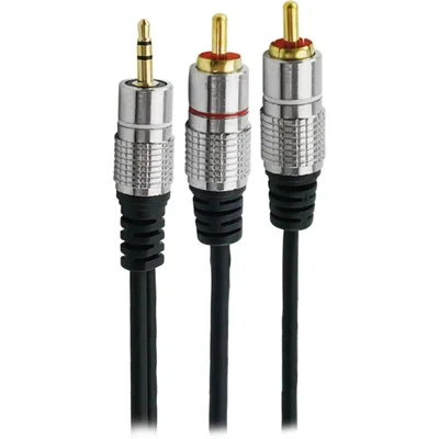 Cabo De Audio Chip Sce P2 2 Rca Nickel Fitz 2mts 018-0702 Preto, Santana