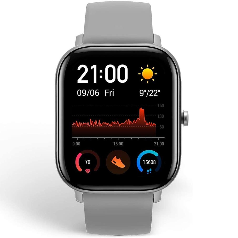 amazfit cinza