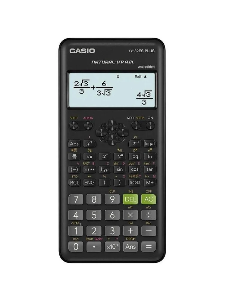 Imagem 4 de 5 do produto Calculadora Cientifica Casio, Fx-82es Plus-2, 252 Funções - Preta