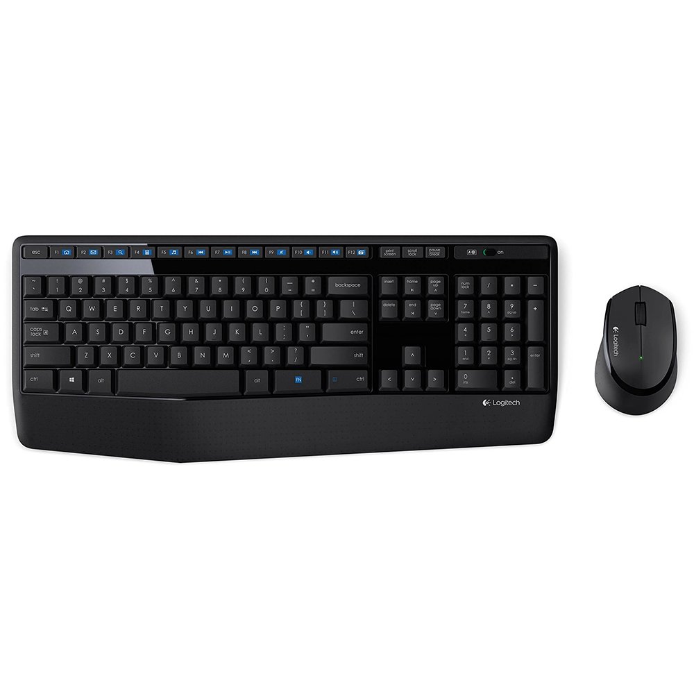 Kit Teclado e Mouse Logitech Mk345, Sem Fio, ABNT2, Preto - 920-007821