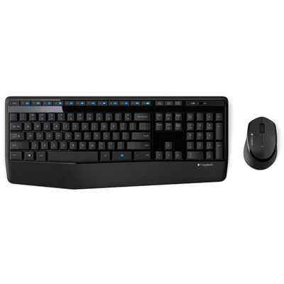 Kit Teclado e Mouse Logitech Mk345, Sem Fio, ABNT2, Preto - 920-007821