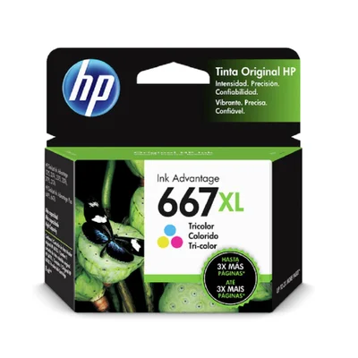 Cartucho Hp N667xl Tri-color 3ym80al