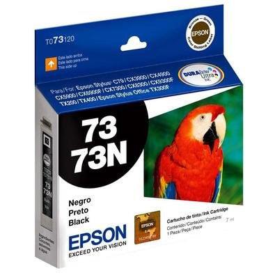 O Cartucho Epson T073120-br possui resultados excepcionais em papéis normais e fotográficos, é a tinta mais versátil.