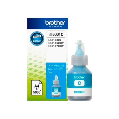 Refil De Tinta Brother Ciano 48ml Bt5001c