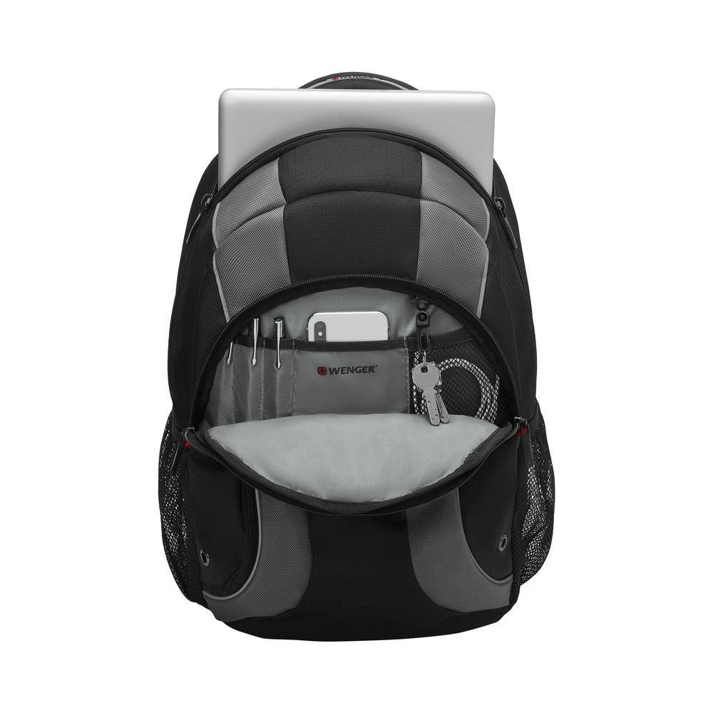 Imagem 3 de 5 do produto Mochila Wenger Mercury Preta / Cinza
