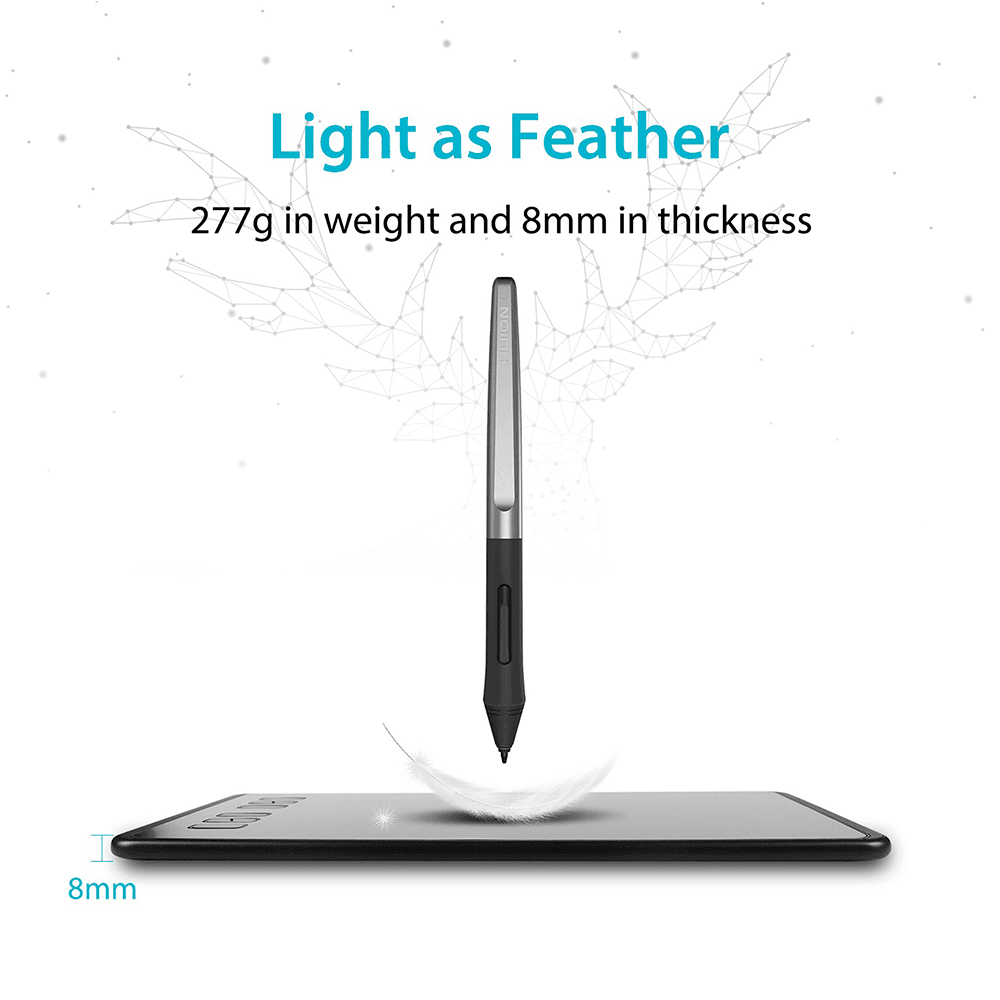 Imagem 2 de 5 do produto Mesa Digitalizadora Huion Inspiroy H640p