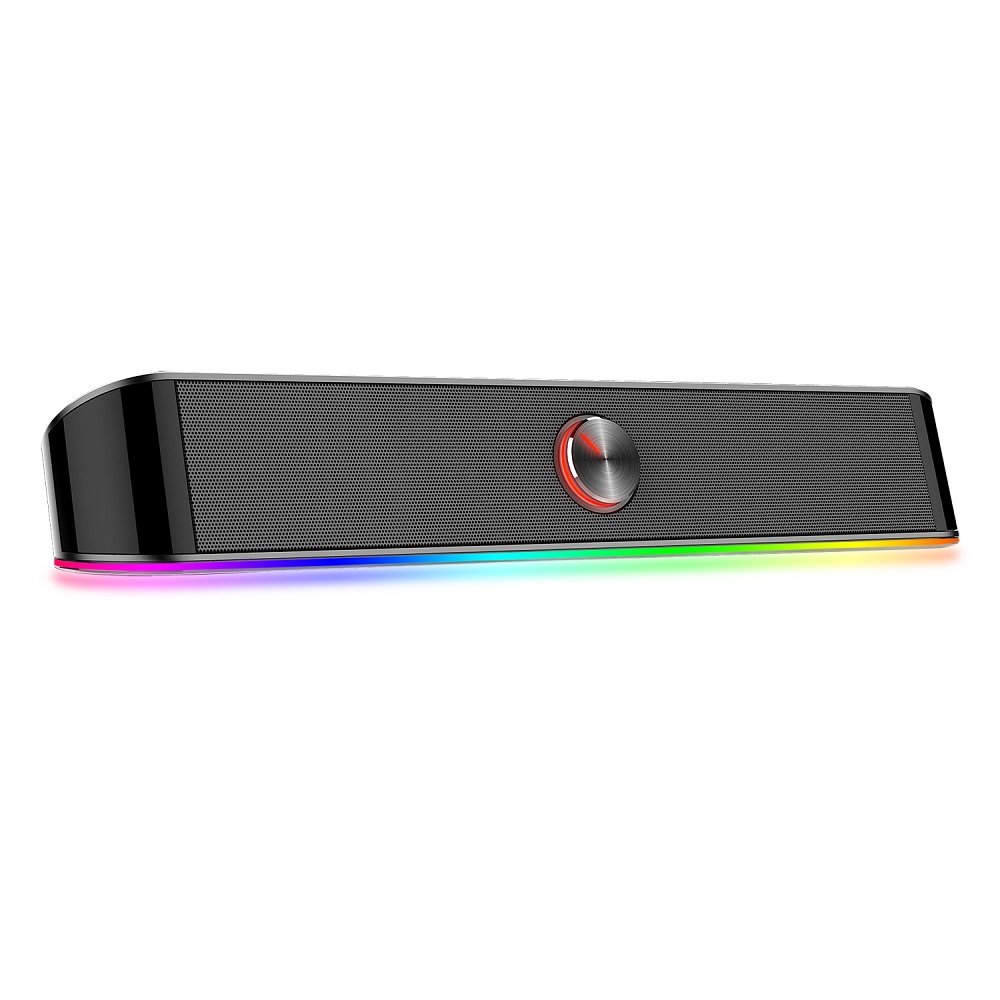 Soundbar Gamer Redragon Adiemus, Design Minimalista, USB, Iluminação RGB Touch Led 6w - GS560