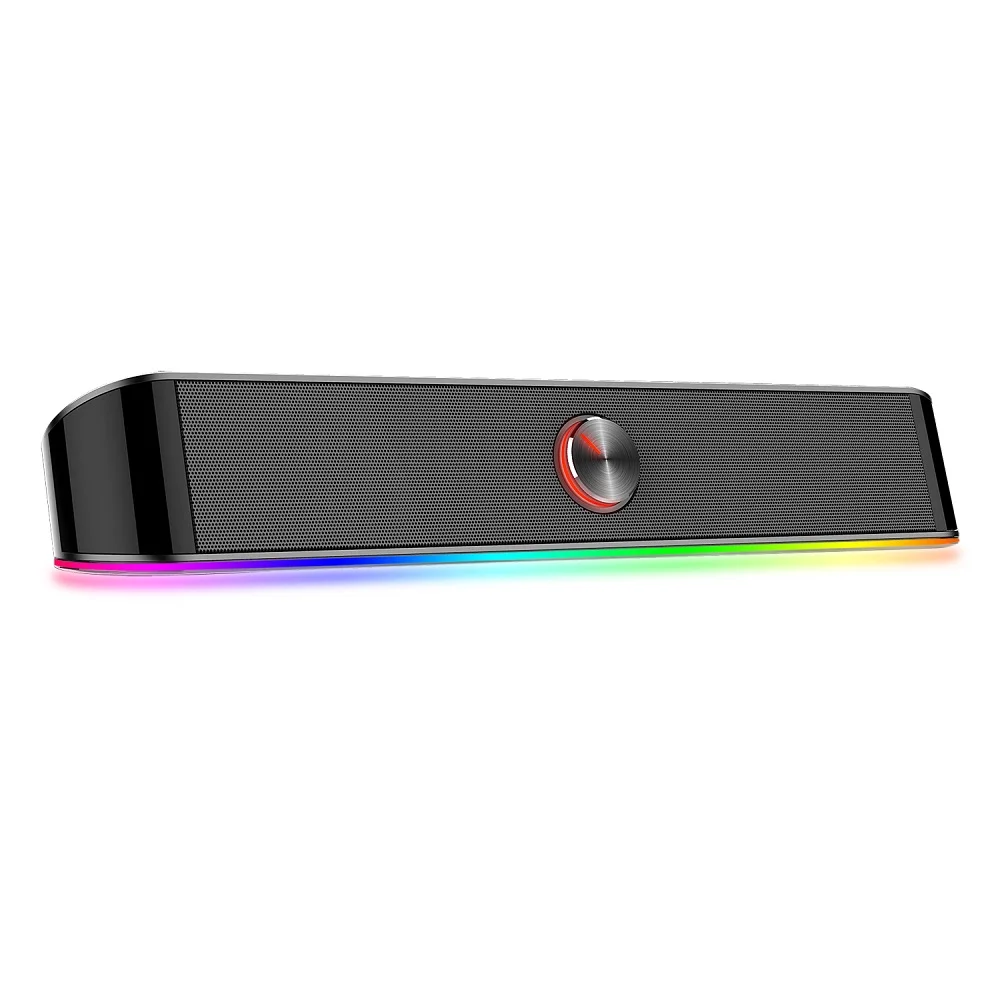 Soundbar Gamer Redragon Adiemus, Design Minimalista, USB, Iluminação RGB Touch Led 6w - GS560