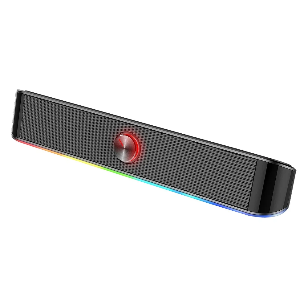 Soundbar Gamer Redragon Adiemus, Design Minimalista, USB, Iluminação RGB Touch Led 6w - GS560