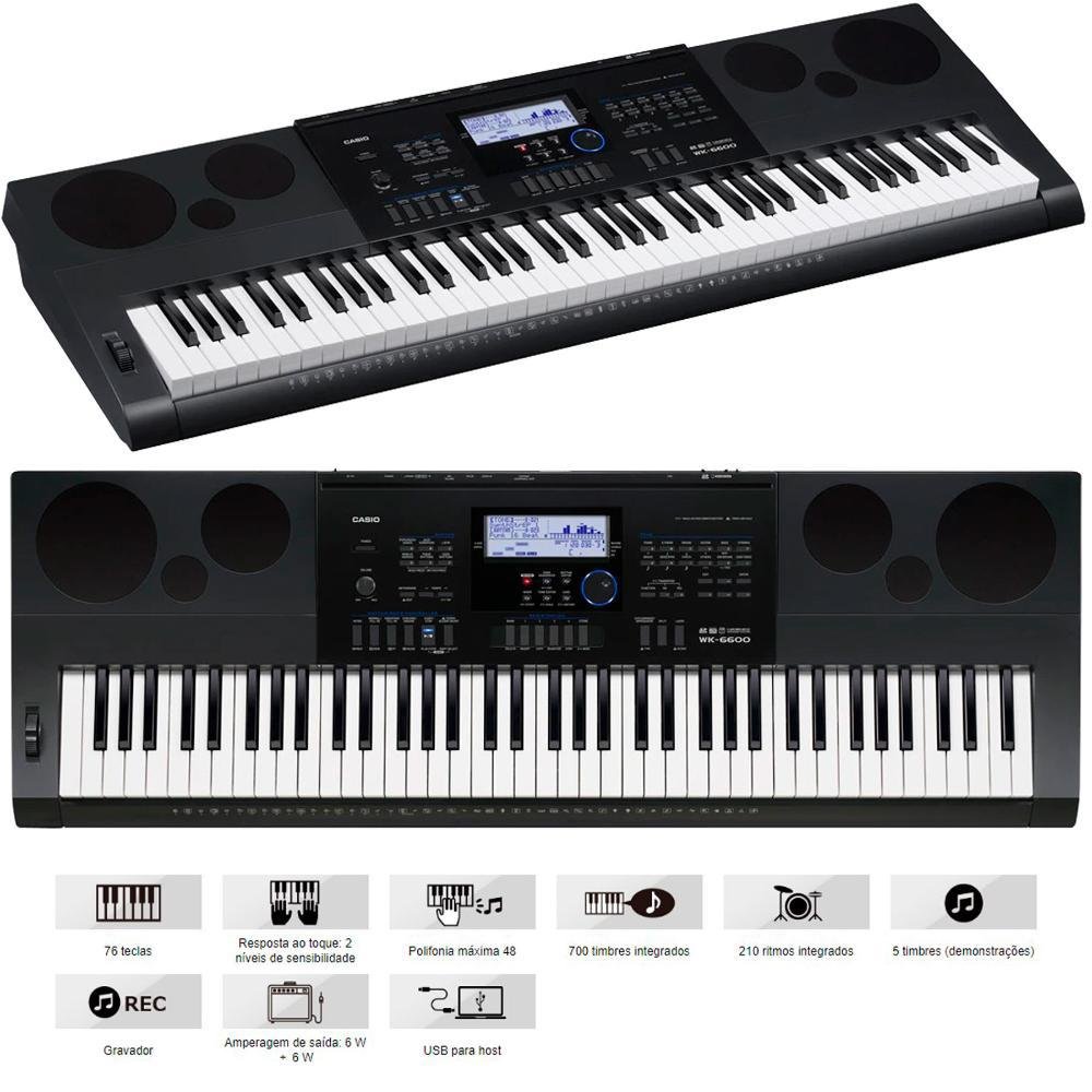 keyboard casio wk 6600