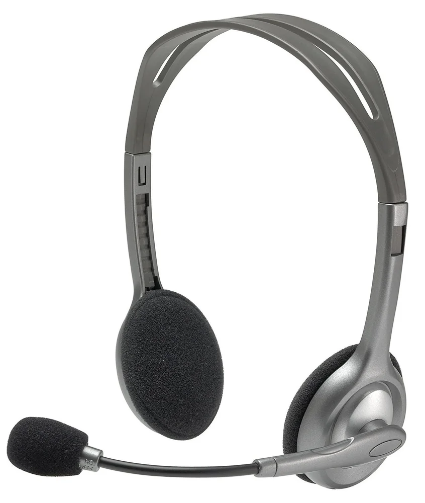 Headset Logitech H111, P3, Com Microfone