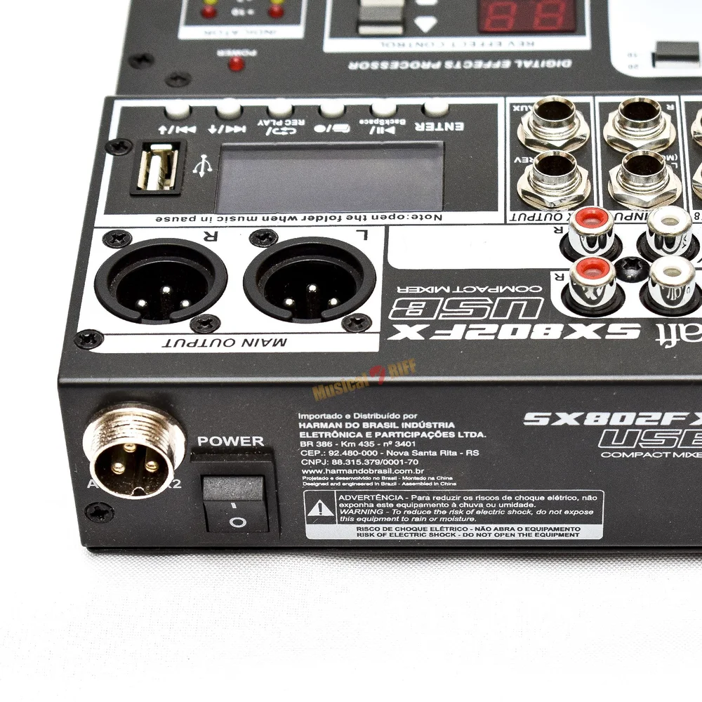 Mixer Analogico Soundcraft Sx802Fs Usb 8 Kabum