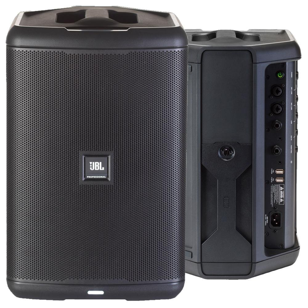 Caixa De Som Bluetooth Jbl Eon One Compact - Profissional Spl 112 Db - Mixer Digital - Preto