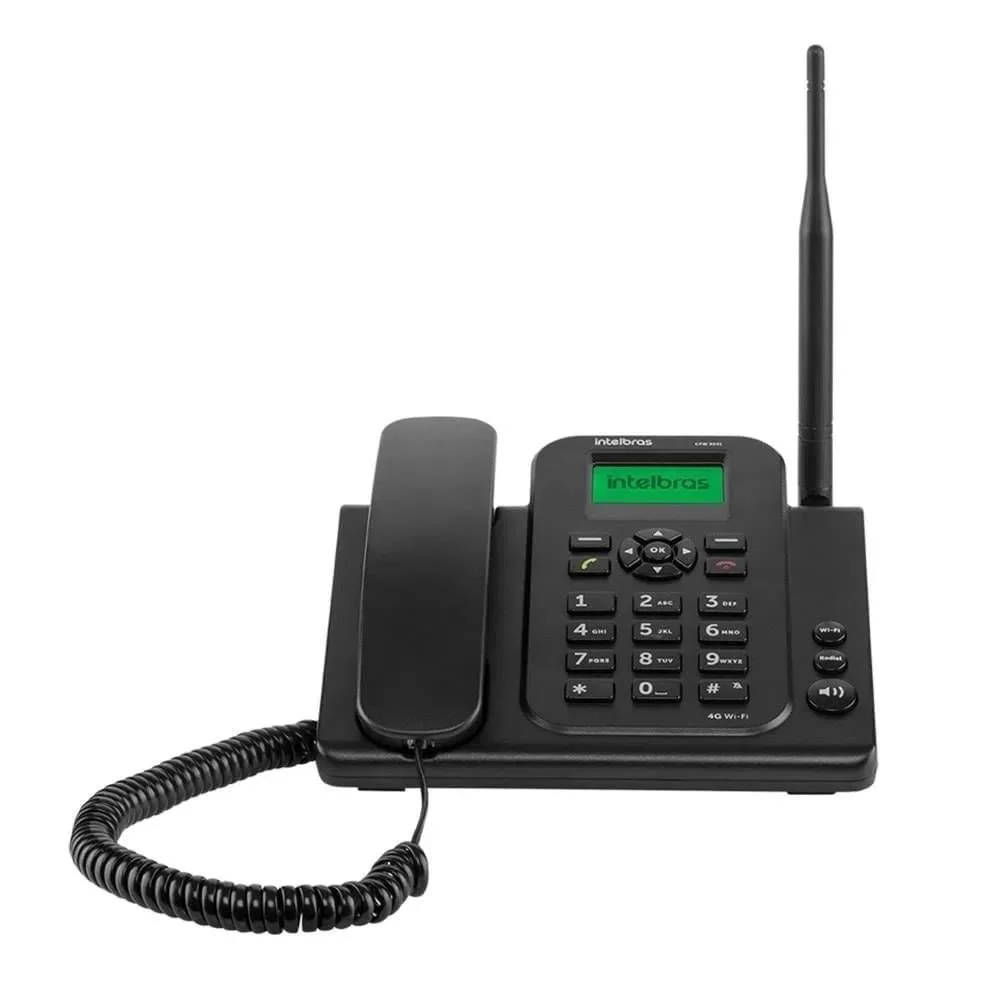 Imagem 4 de 5 do produto Telefone Celular Fixo Intelbras Cfw 9041, 4G, Com Wi-fi, Bivolt, Preto - 4119041