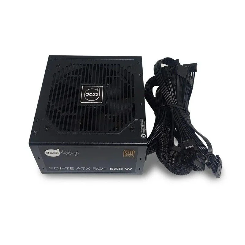 Fonte Dazz Rop ATX, 550W, 80 Plus Bronze, PFC Ativo