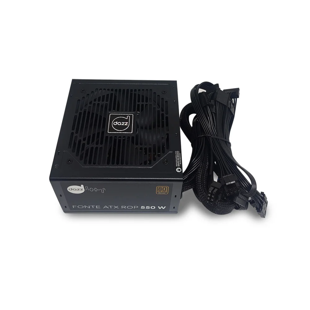 Imagem 3 de 5 do produto Fonte Dazz Rop ATX, 550W, 80 Plus Bronze, PFC Ativo