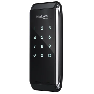 Fechadura Digital Intelbras FD 1000 de Sobrepor Com SenhaAté 9 Senhas Alimentação por Pilhas