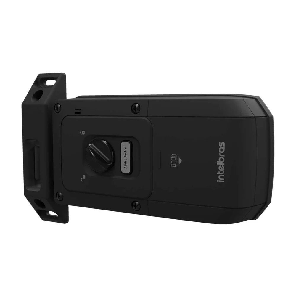 Imagem 2 de 5 do produto Fechadura Digital Intelbras FD 1000 de Sobrepor Com SenhaAté 9 Senhas Alimentação por Pilhas