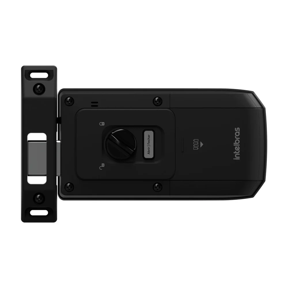 Imagem 5 de 5 do produto Fechadura Digital Intelbras FD 1000 de Sobrepor Com SenhaAté 9 Senhas Alimentação por Pilhas