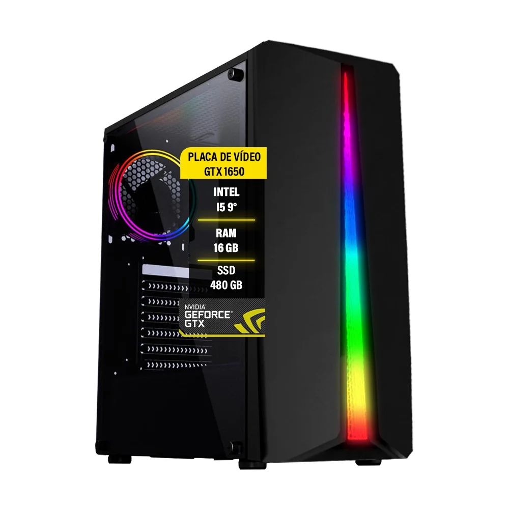 Pc Gamer I5 9 Gtx1650 16gb Ssd 480gb KaBuM