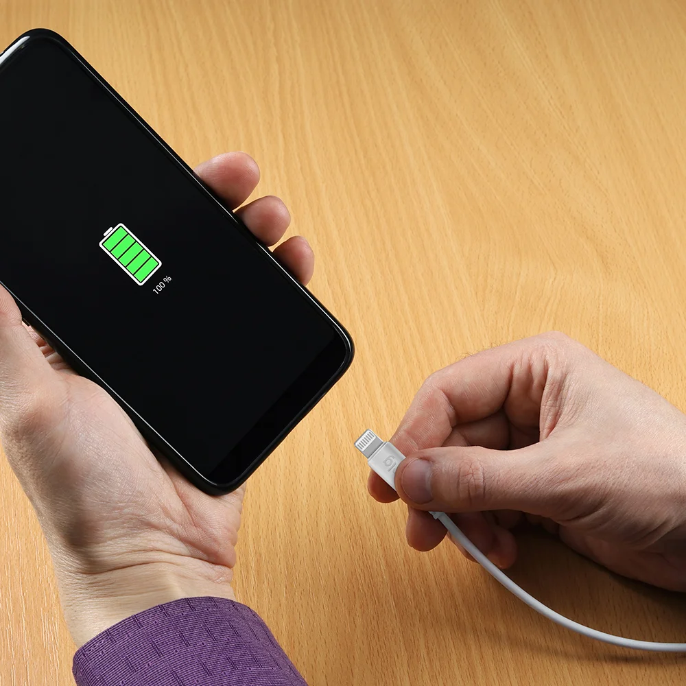 Imagem 4 de 5 do produto Cabo Usb-c Para Lightning, Carga Rápida 15w 3a, 1 Metro, Branco, Tcl10, Elg