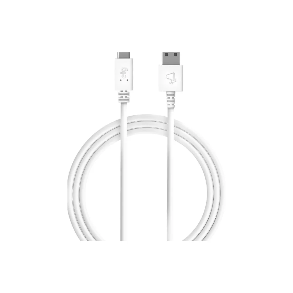 Imagem 4 de 4 do produto Cabo Usb Tipo-c Reversível Para Usb De 1,25 Metro Para Recarga E Sincronização - Tcusbe Branco