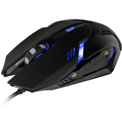 Mouse Gamer Arbor, 2400 Dpi, Com Led Azul - Mymax
