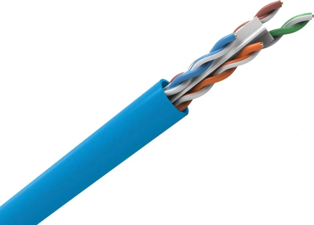 Imagem 3 de 5 do produto Cabo de Rede Furukawa Sohoplus CAT.6, Azul U/UTP 24AWGX4P 305 Metros, 23400174