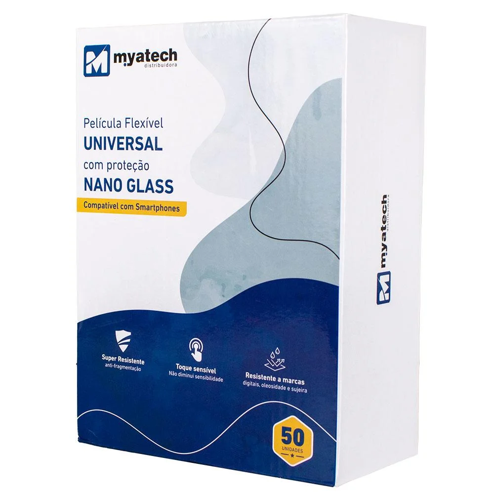 Imagem 2 de 3 do produto Kit 50 Peliculas Nano Glass Smartphone P Impressora Mya002