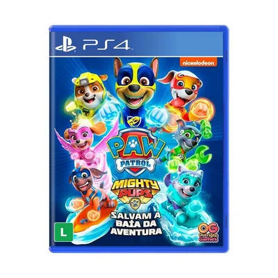 Jogo Patrulha Canina, Super Filhotes Salvam A Baía Da Aventura, Ps4