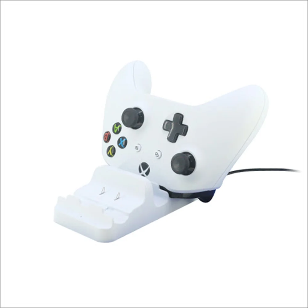 Imagem 5 de 5 do produto Base Carregadora Dobe, Para Controle Xbox One, 2 Baterias, Branco