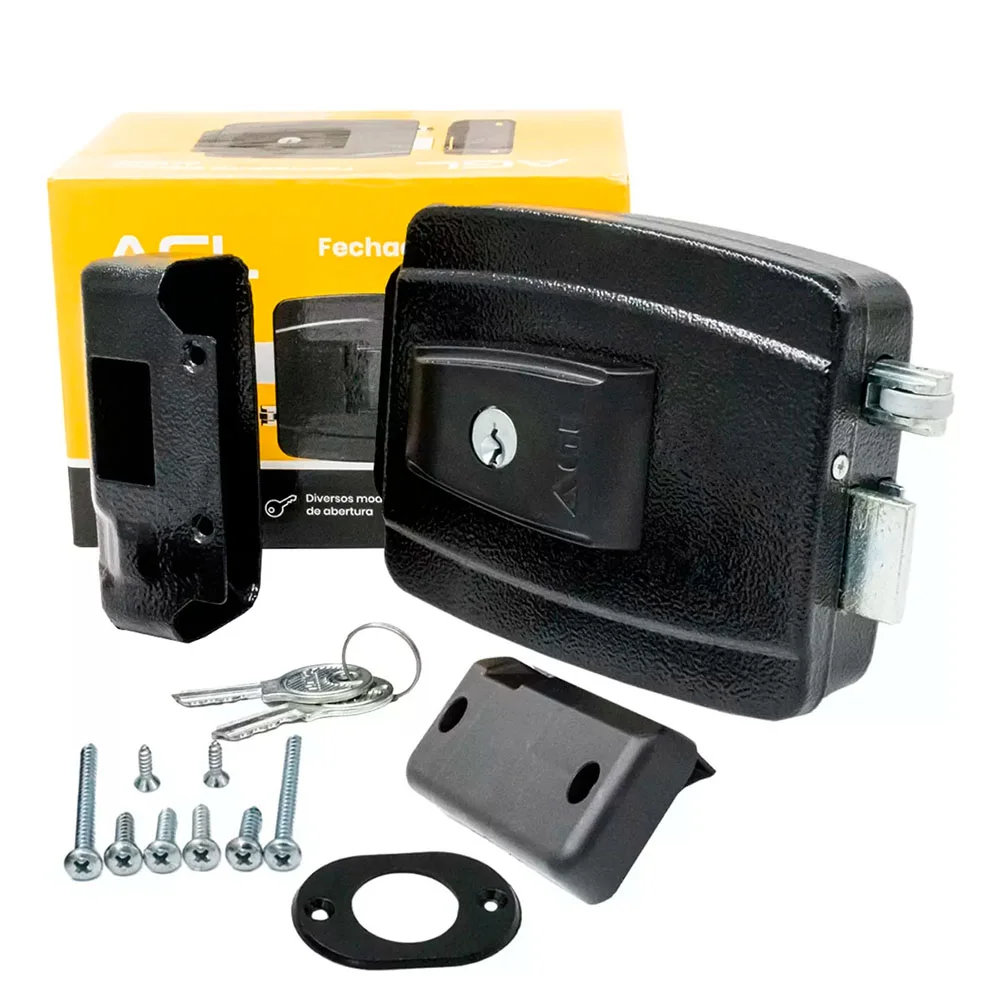 Imagem 4 de 5 do produto Fechadura Elétrica AGL, 12V, Reversível - Lr100