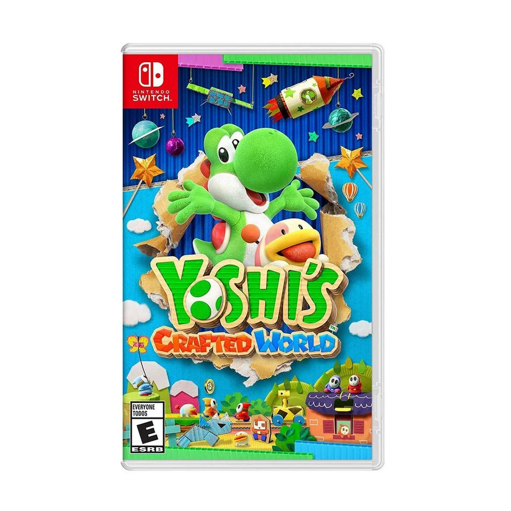 ゲームキャラクター Yoshi Nintendo 2019ver Jogo Yoshis Crafted World Nintendo Switch KaBuM