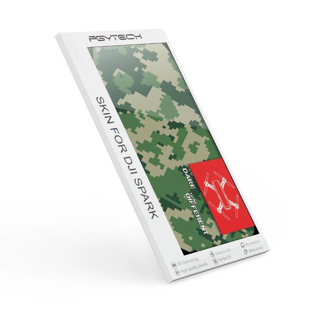 Adesivo Decorativo Pgytech Camuflado (ca4) Para Drone Dji Spark