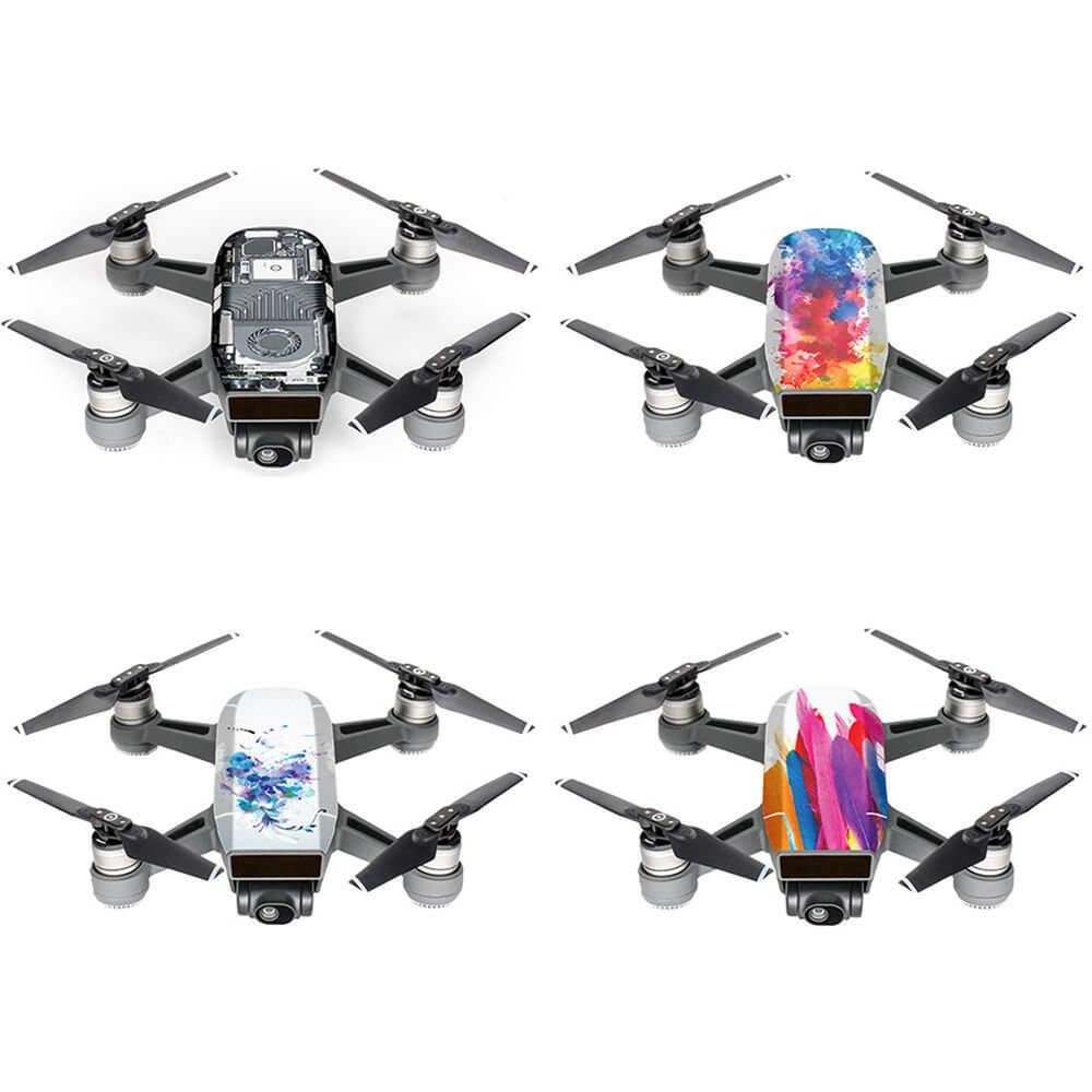 Imagem 5 de 5 do produto Conjunto Com 4 Adesivos Decorativos Pgytech Drone Dji Spark