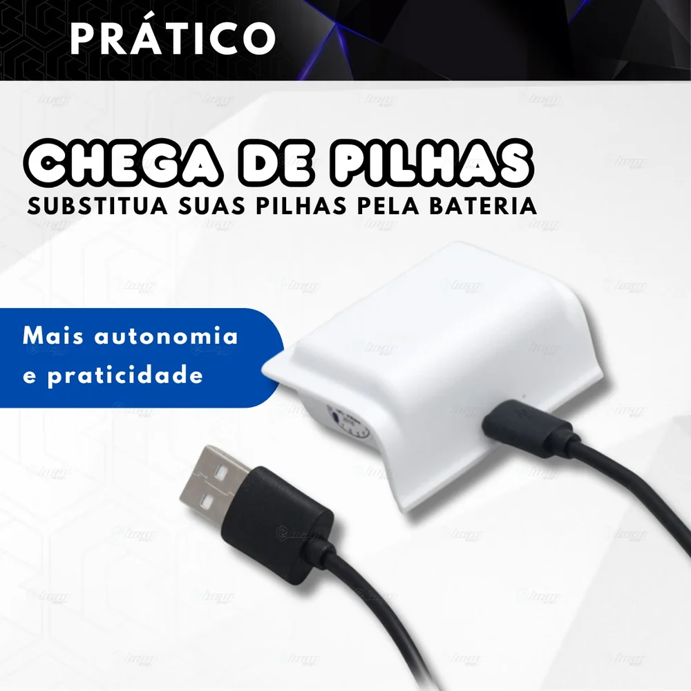 Imagem 5 de 5 do produto Bateria Recarregável Dobe C/ Cabo para Xbox One S/X