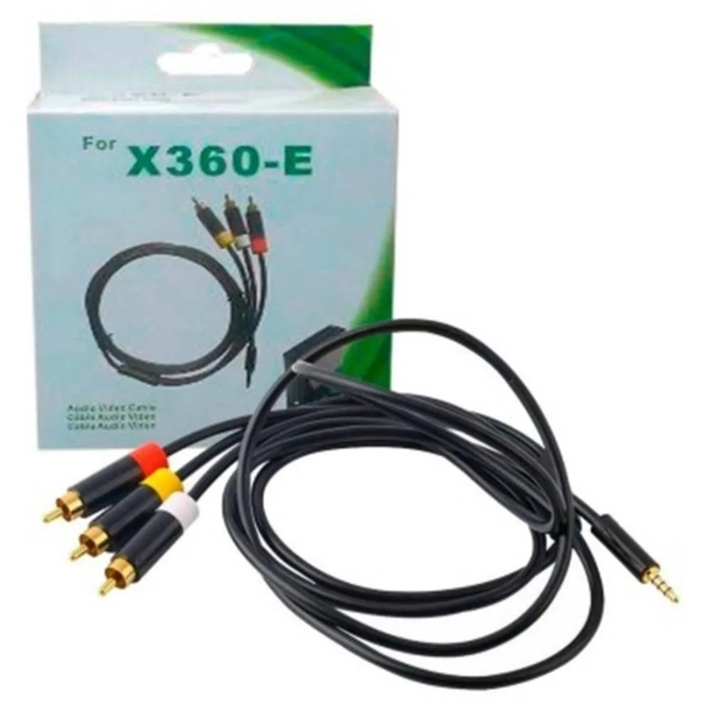 Imagem 2 de 4 do produto Cabo Av Audio E Video Compatível Com  Xbx 360 Super Slim