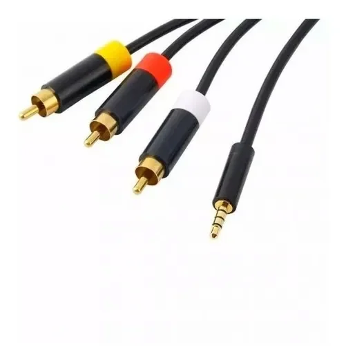 Imagem 3 de 4 do produto Cabo Av Audio E Video Compatível Com  Xbx 360 Super Slim