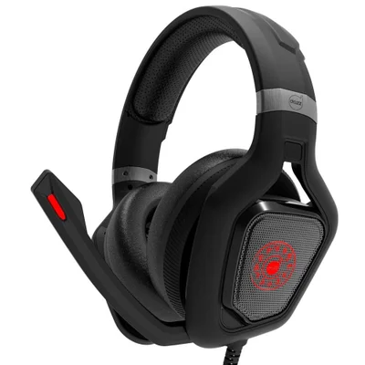 Headset Gamer Dazz Lachesis, LED, 7.1 Virtual Surround, 50mm, Compatibilidade PC, PS3, e PS4, Preto - 62000059