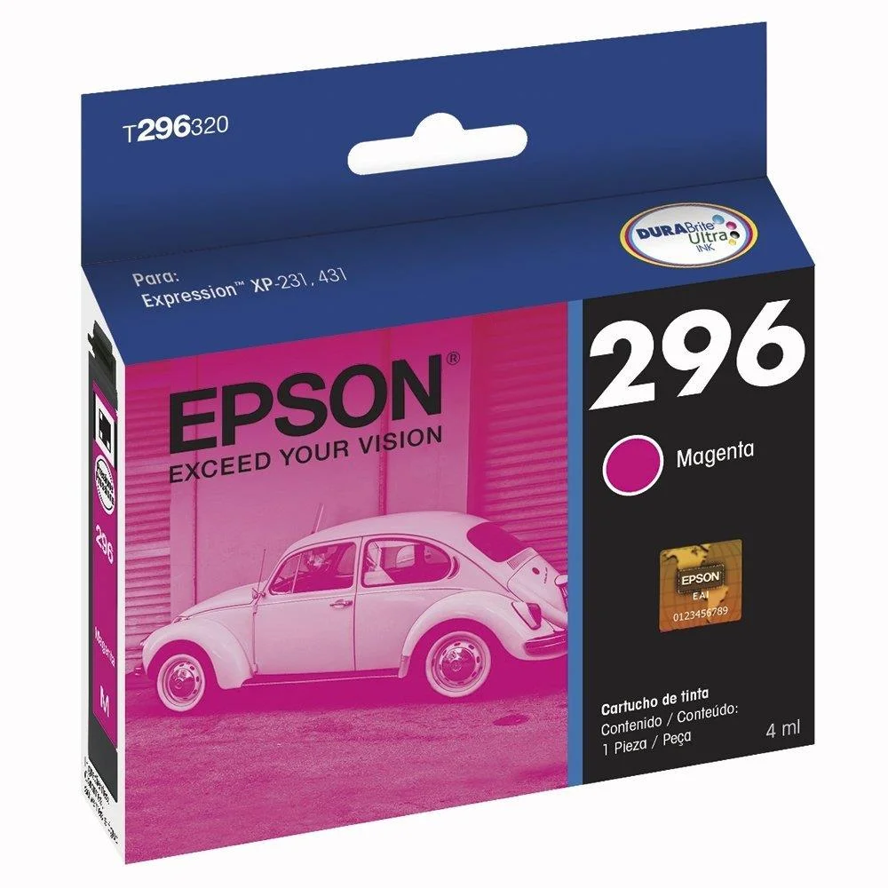 Cartucho Compatível Epson 2963 Magenta 13ml - view 2